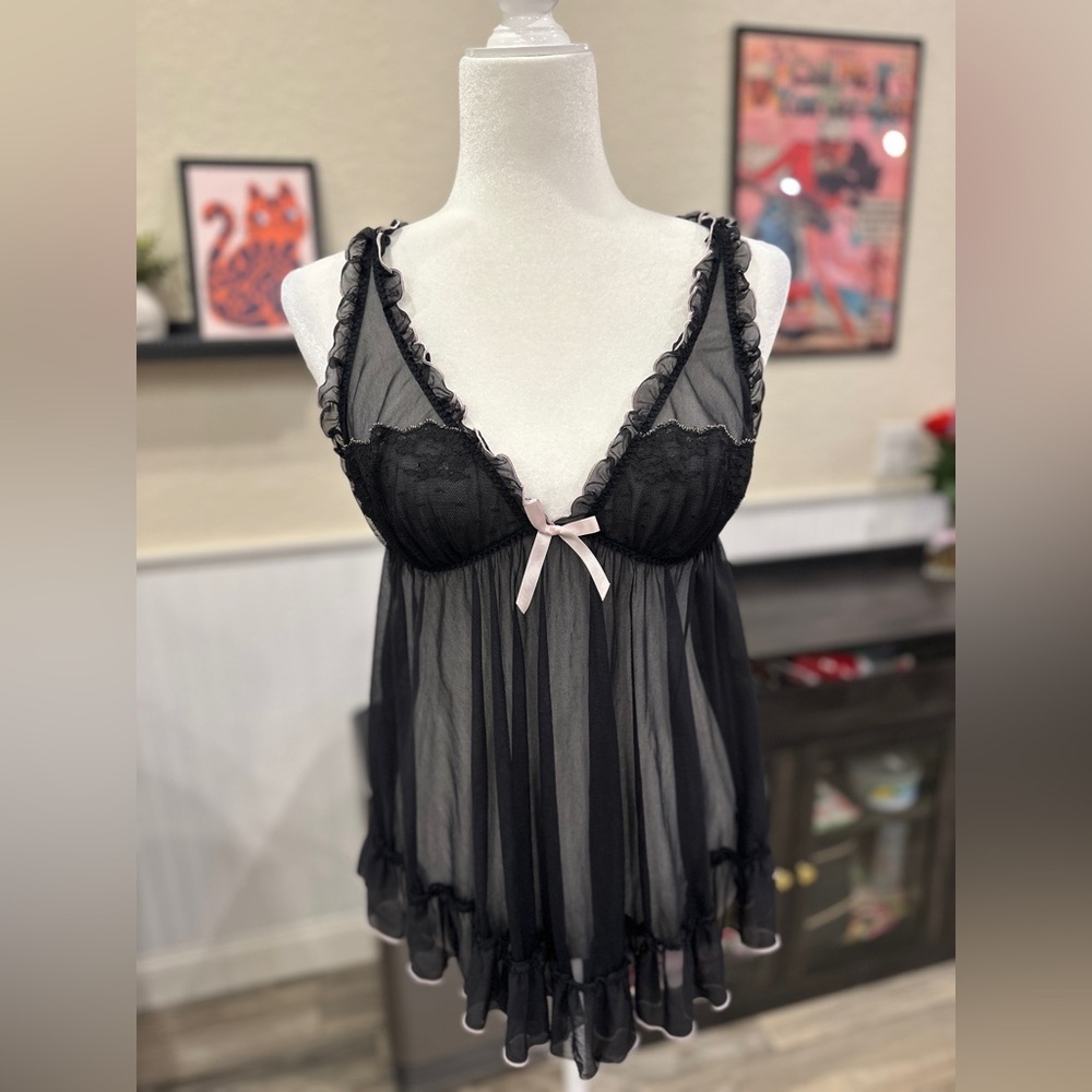 Victoria’s Secret Babydoll Chemise Slip Dress Lingerie Women’s Medium